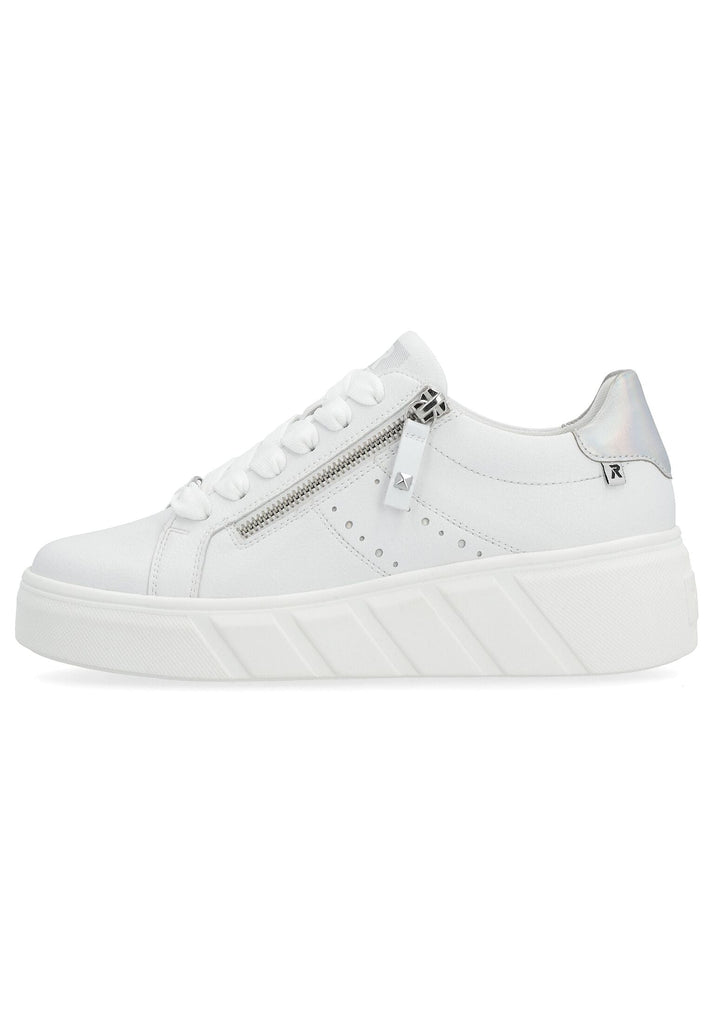 Rieker Sneaker Leder Weiß - surf4shoes
