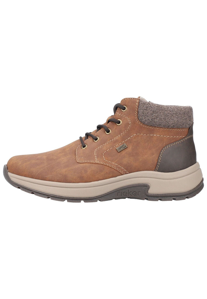 Rieker Sneaker Lederimitat Braun Warmfutter - surf4shoes