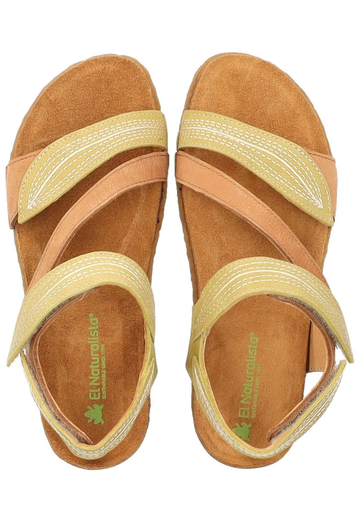 El Naturalista Sandalen Leder Gelb/Braun - surf4shoes