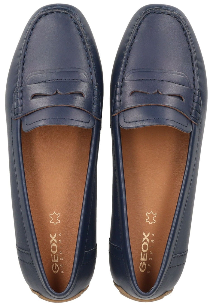 Geox Mokassin Nappaleder Navy - surf4shoes