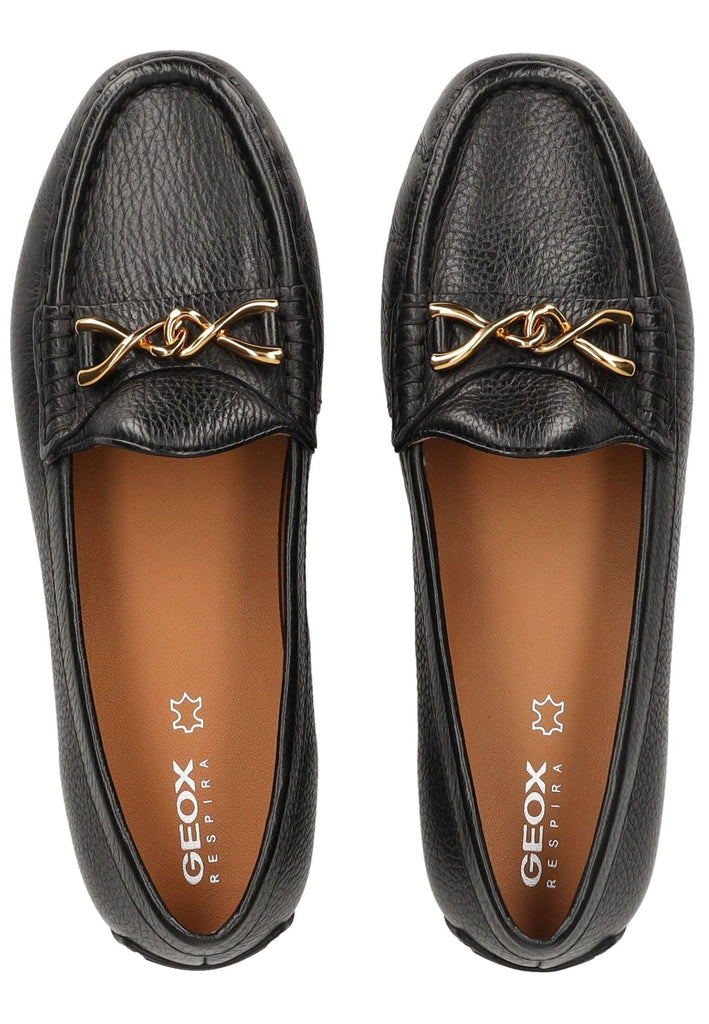 Geox Mokassin Nappaleder Schwarz - surf4shoes