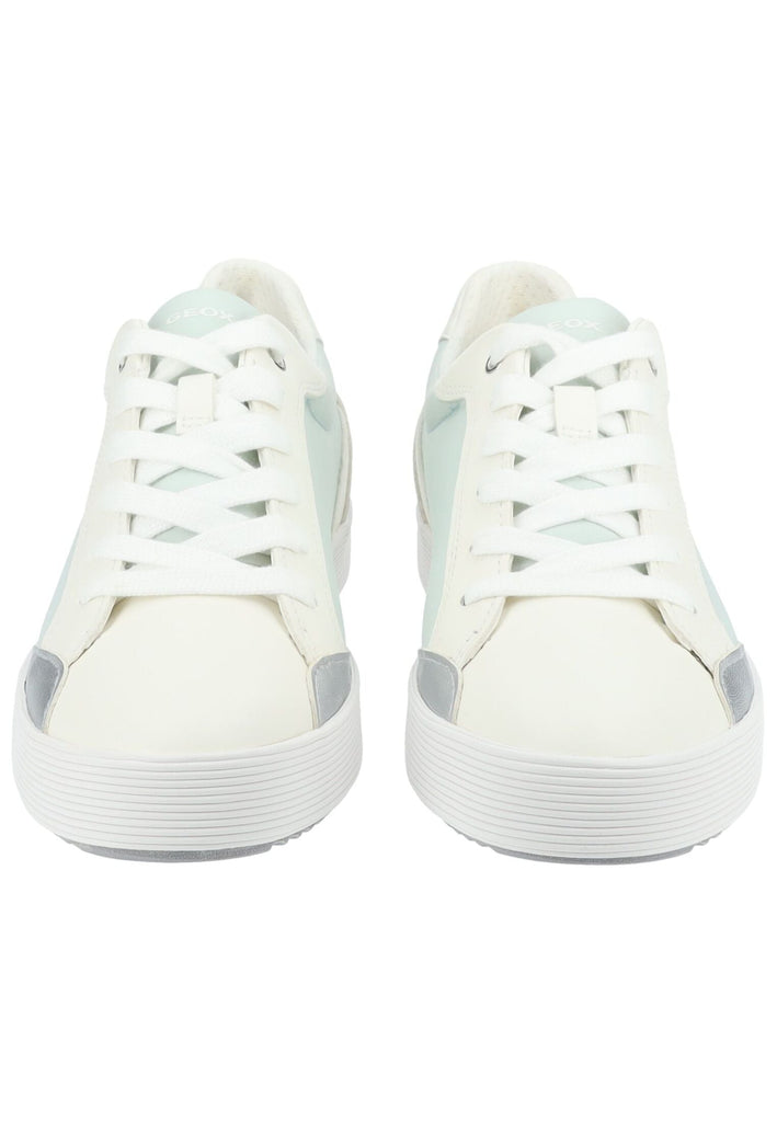 Geox Sneaker Lederimitat/Textil Blau/Weiß - surf4shoes