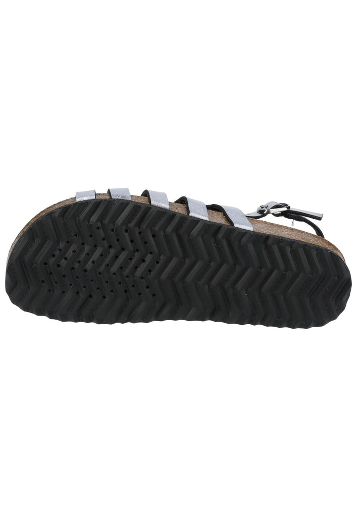 Geox Sandalen Lederimitat Metallic Anthracite - surf4shoes