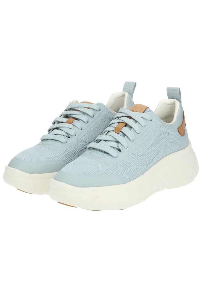 Geox Sneaker Lederimitat/Textil Hellblau - surf4shoes