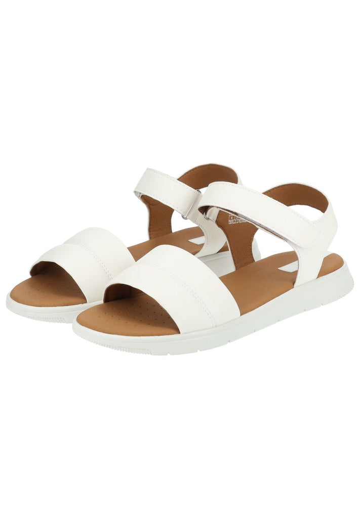 Geox Sandalen Lederimitat Weiß - surf4shoes