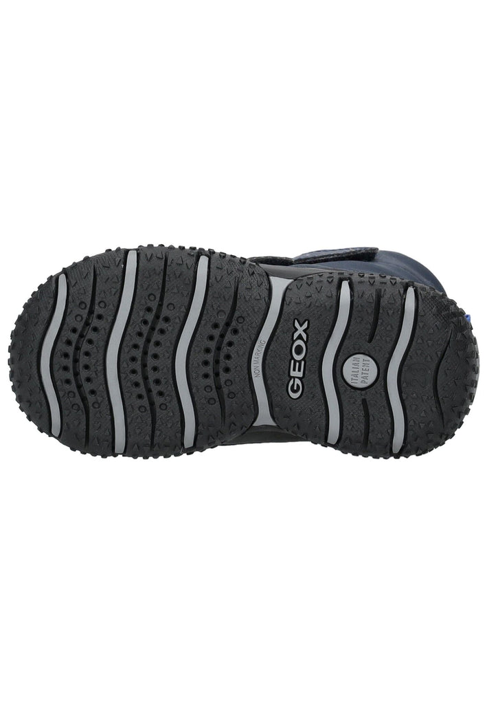Geox Stiefelette Lederimitat/Nylon Navy Warmfutter - surf4shoes