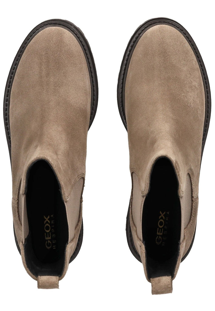 Geox Stiefelette Leder Taupe - surf4shoes