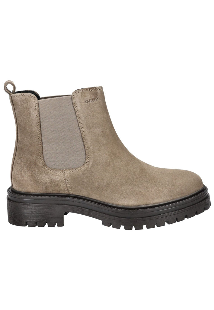 Geox Stiefelette Leder Taupe - surf4shoes