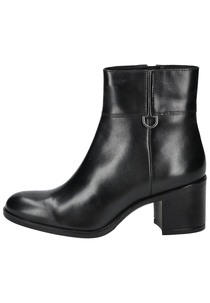 Geox Stiefelette Glattleder Schwarz - surf4shoes