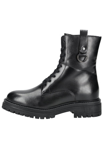 Geox Stiefelette Leder Schwarz Warmfutter - surf4shoes