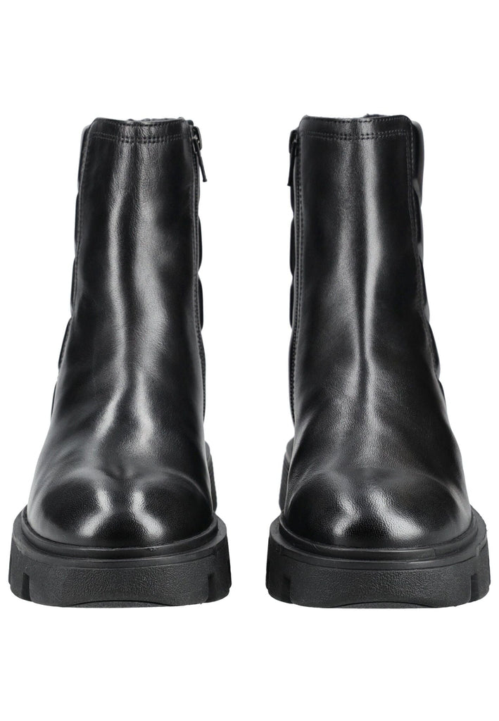 Geox Stiefelette Leder/Synthetik Schwarz Warmfutter - surf4shoes