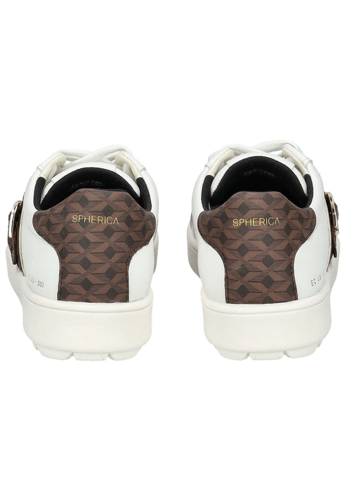 Geox Sneaker Leder/Textil Weiß/Braun - surf4shoes