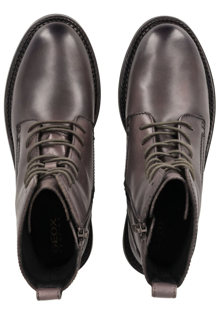 Geox Stiefelette Glattleder Taupe - surf4shoes