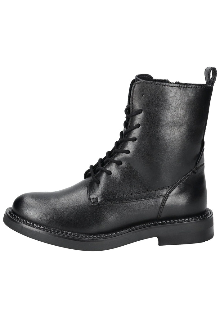 Geox Stiefelette Glattleder Schwarz - surf4shoes