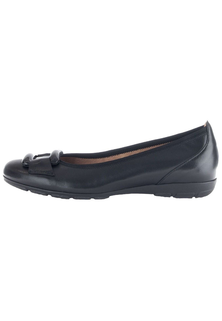 Gabor Ballerinas Leder Schwarz - surf4shoes
