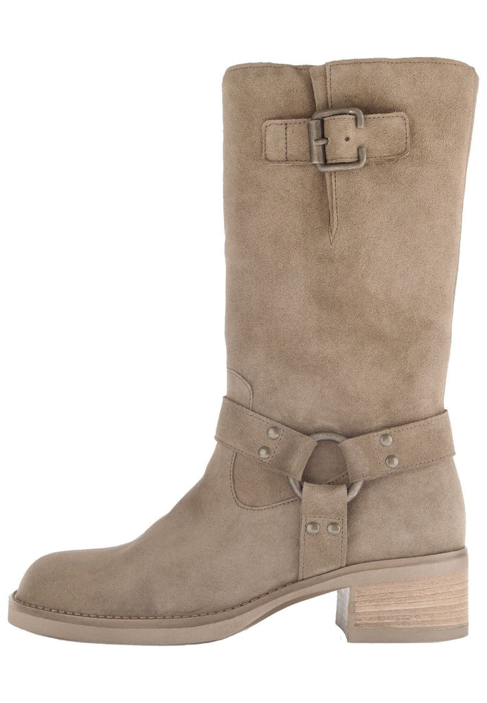 Gabor Stiefel Veloursleder Beige - surf4shoes