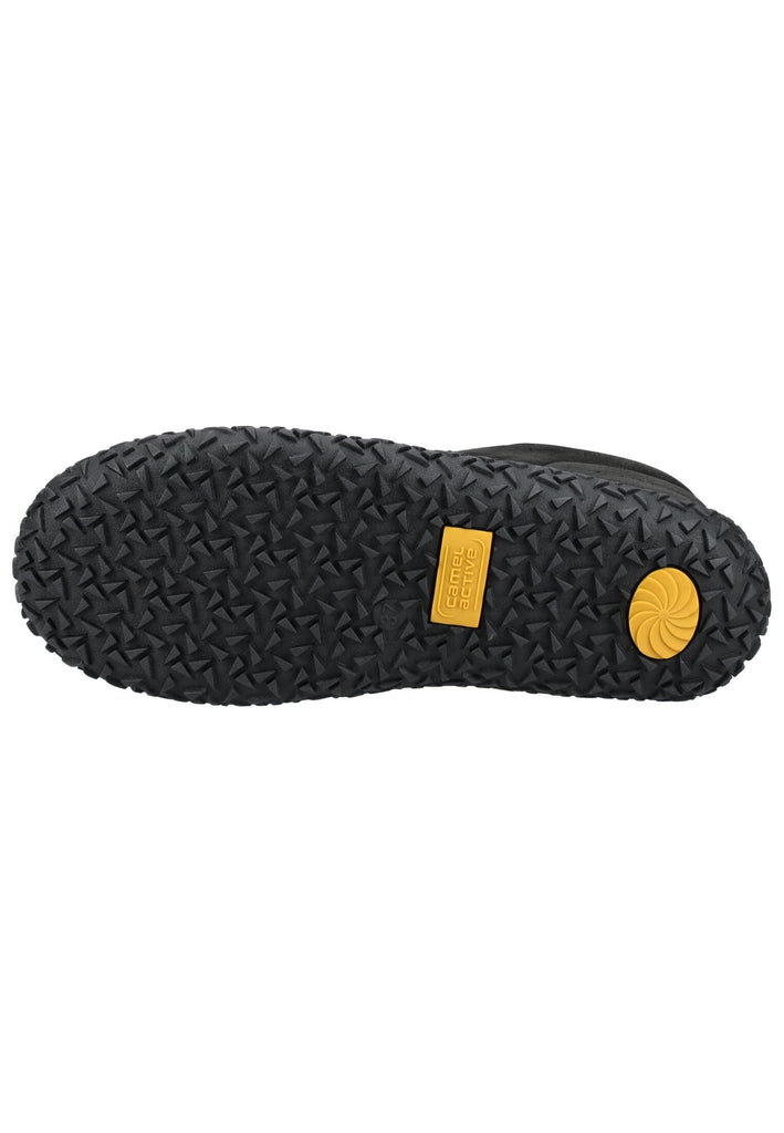 camel active Sneaker Nubukleder Schwarz - surf4shoes
