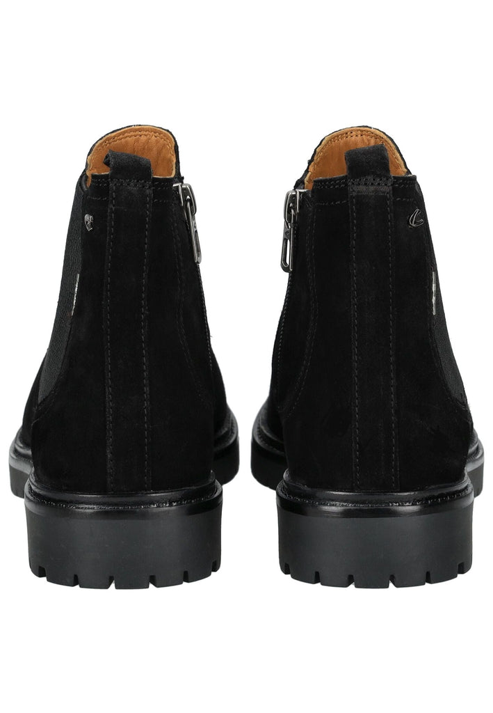 camel active Stiefelette Veloursleder/Textil Schwarz - surf4shoes