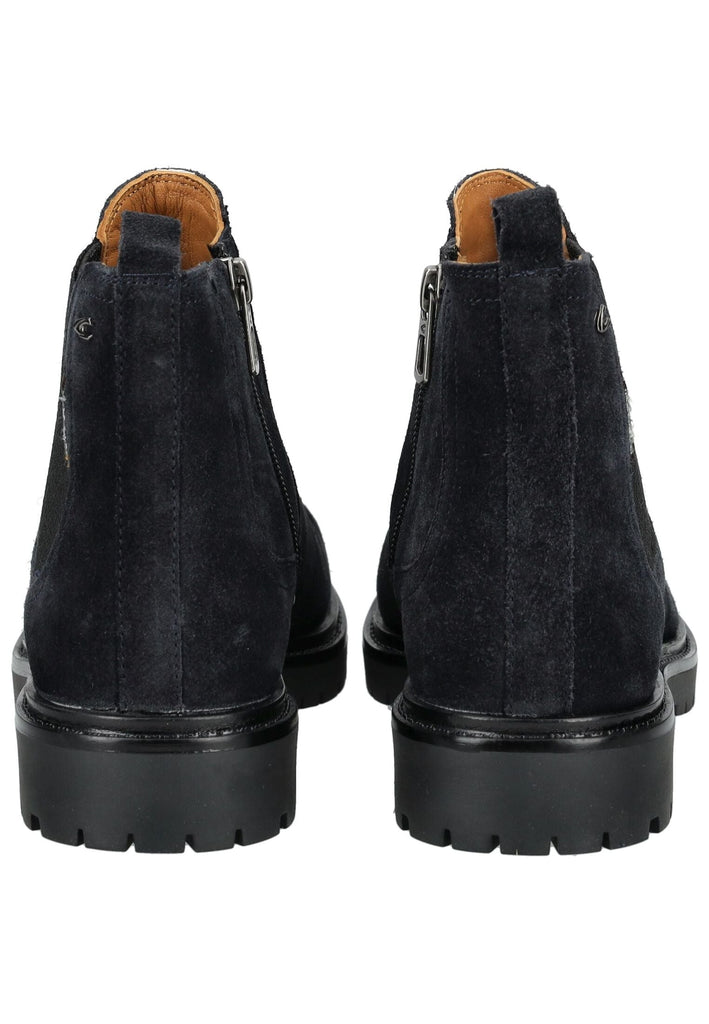 camel active Stiefelette Veloursleder/Textil Navy - surf4shoes