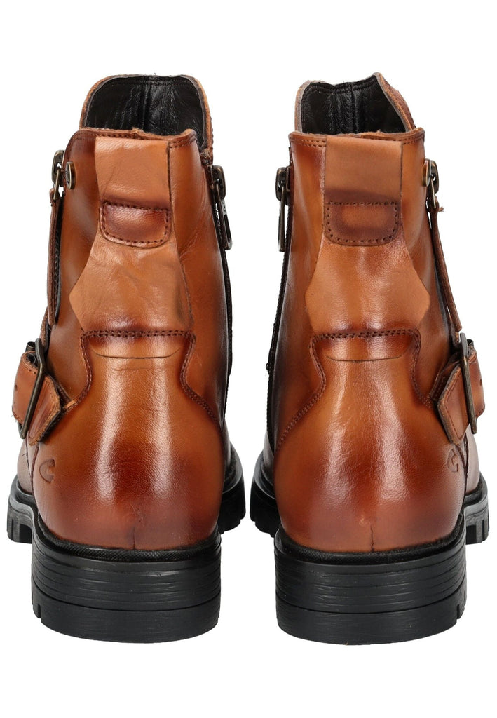 camel active Stiefelette Nappaleder Cognac - surf4shoes