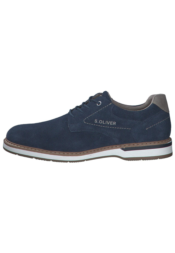 s.Oliver Halbschuhe Leder/Synthetik Navy - surf4shoes