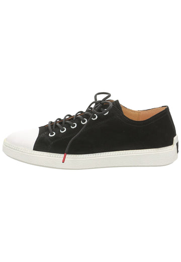 Think! Halbschuhe Veloursleder Schwarz/Weiß - surf4shoes