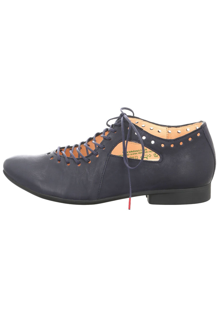 Think! Halbschuhe Leder Navy - surf4shoes