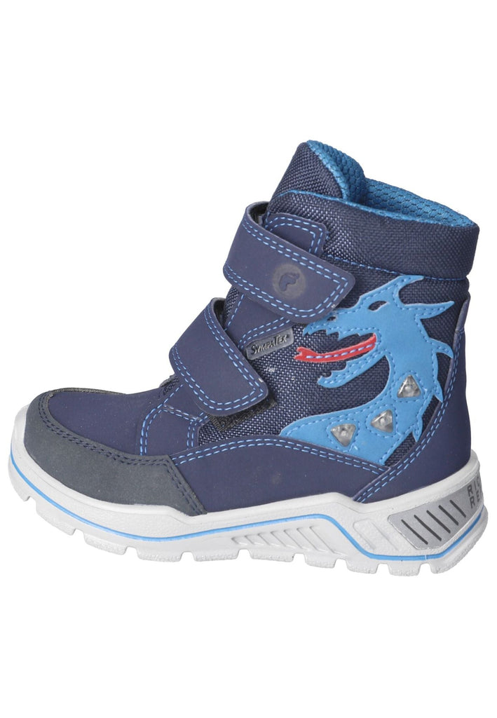 Ricosta Stiefelette Lederimitat/Textil Ozean Warmfutter - surf4shoes