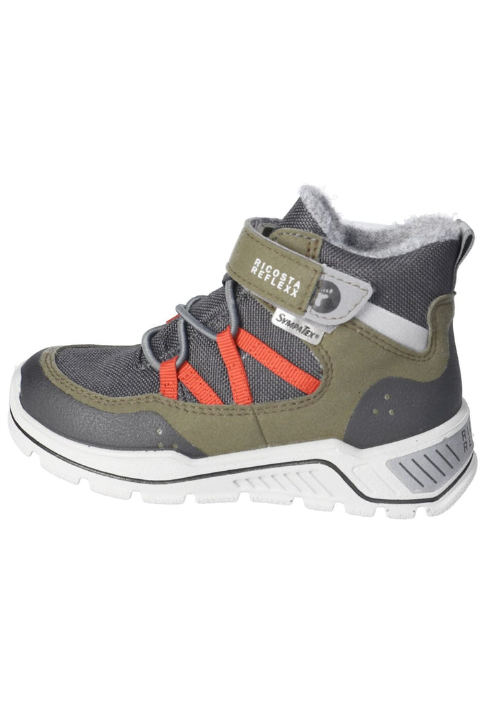 Ricosta Stiefelette Lederimitat/Textil Oliv Warmfutter - surf4shoes