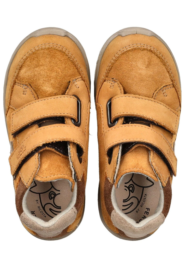 Pepino Halbschuhe Nubukleder/Textil Senf - surf4shoes