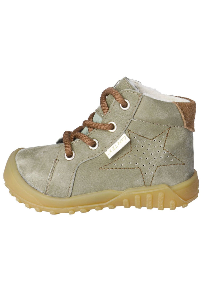 Pepino Stiefelette Veloursleder/Textil Grün/Braun Warmfutter - surf4shoes