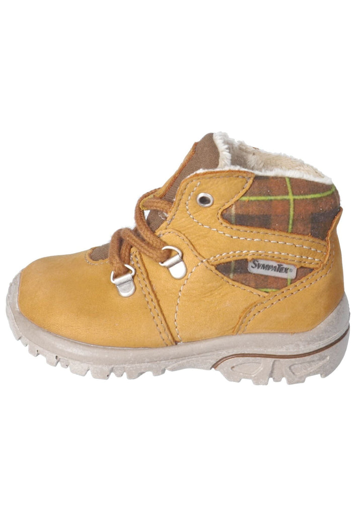 Pepino Stiefelette Leder/Textil Senf Warmfutter - surf4shoes