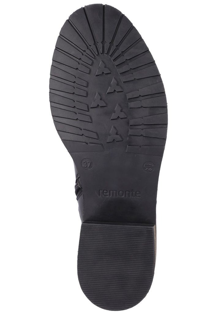 Remonte Stiefel Glattleder Schwarz Warmfutter - surf4shoes