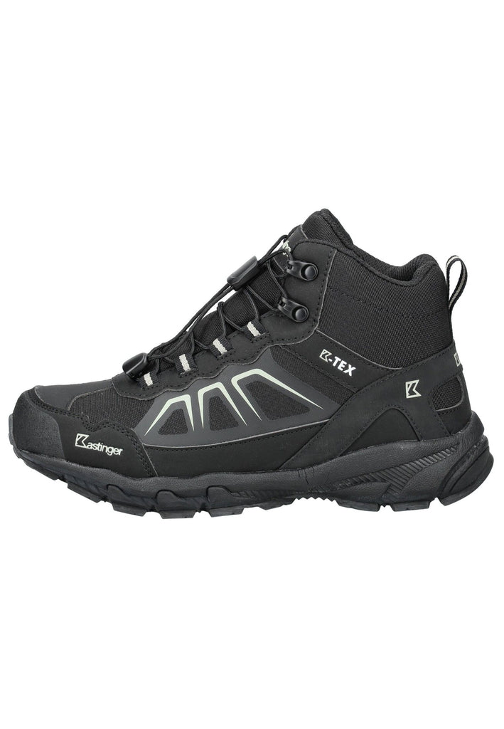 Kastinger Wanderschuhe Lederimitat/Nylon Schwarz Kombi - surf4shoes