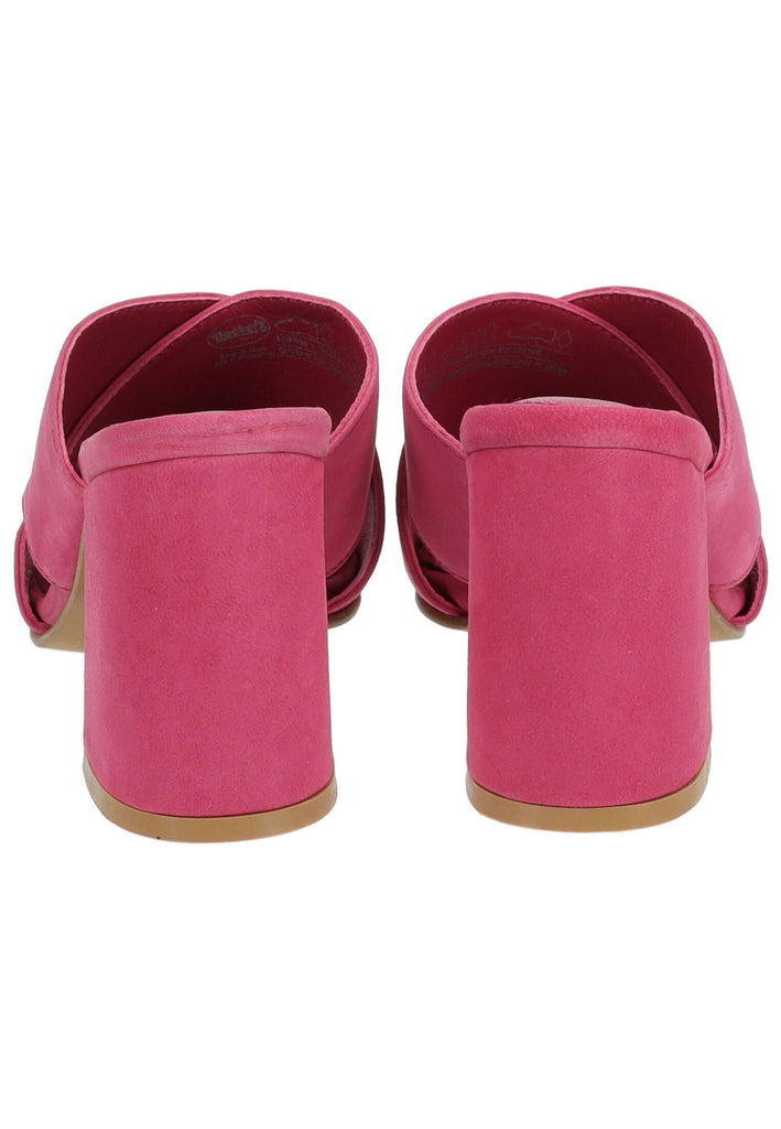 Dockers Pantoletten Nubukleder Pink - surf4shoes