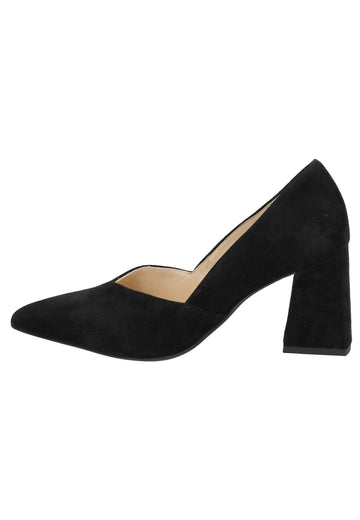 Högl Pumps Samt Schwarz - surf4shoes