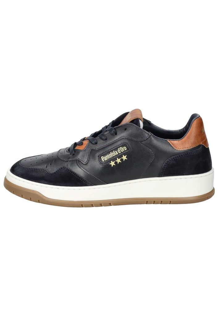 Pantofola d Oro Sneaker Leder Braun/Navy - surf4shoes