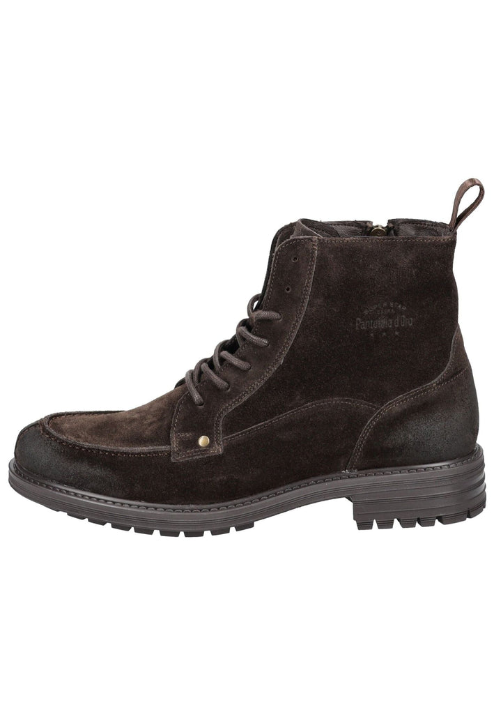 Pantofola d Oro Stiefelette Veloursleder Dunkelbraun - surf4shoes