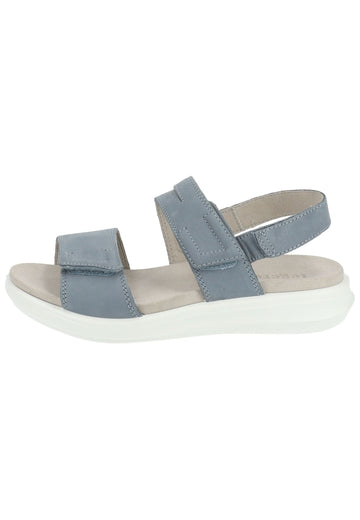 Legero Sandalen Nubukleder Blau - surf4shoes