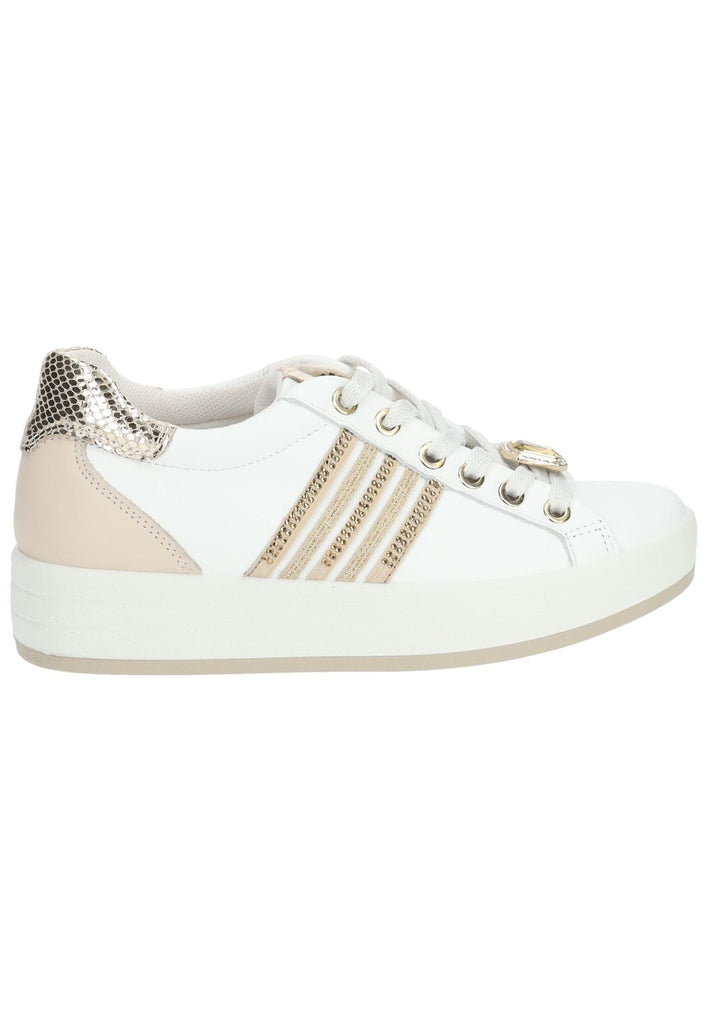 IGI&CO Sneaker Nappaleder Weiß/Beige - surf4shoes