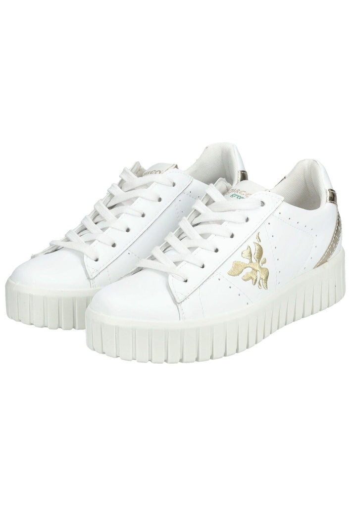 IGI&CO Sneaker Lederimitat Weiß/Gold - surf4shoes