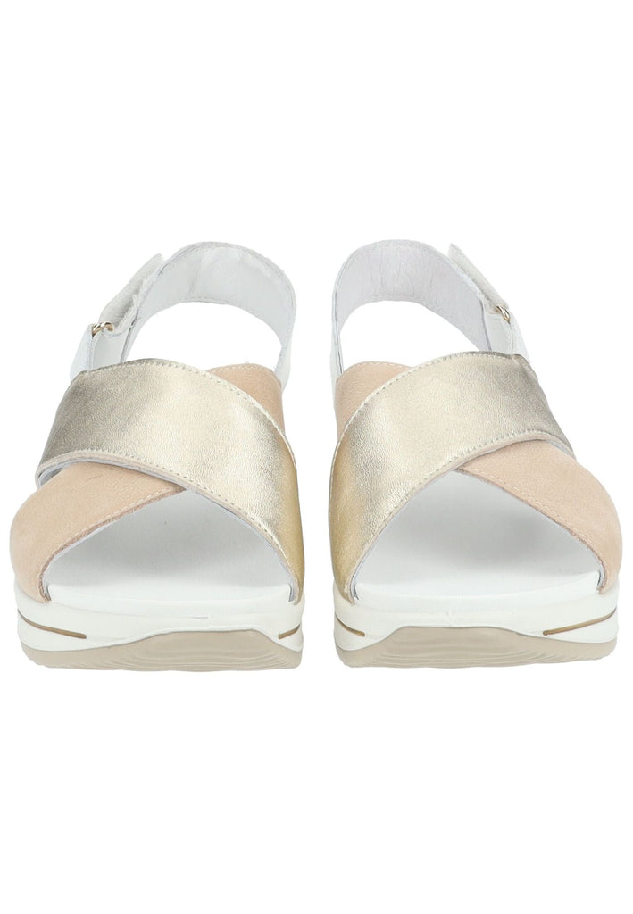 IGI&CO Sandalen Nubukleder Beige/Gold - surf4shoes