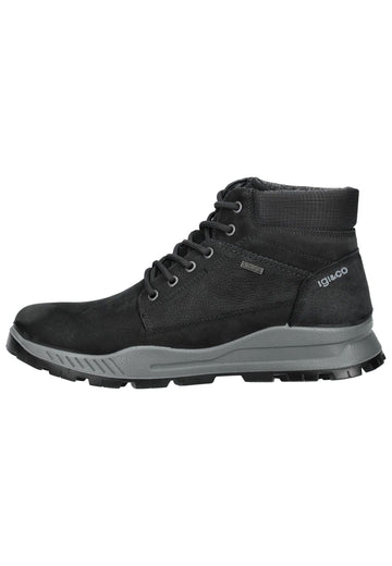 IGI&CO Stiefelette Nubukleder/Textil Schwarz Warmfutter - surf4shoes