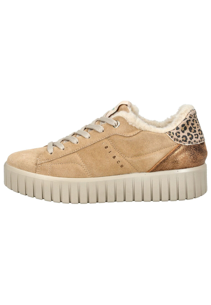 IGI&CO Sneaker Veloursleder/Textil Caramel Warmfutter - surf4shoes