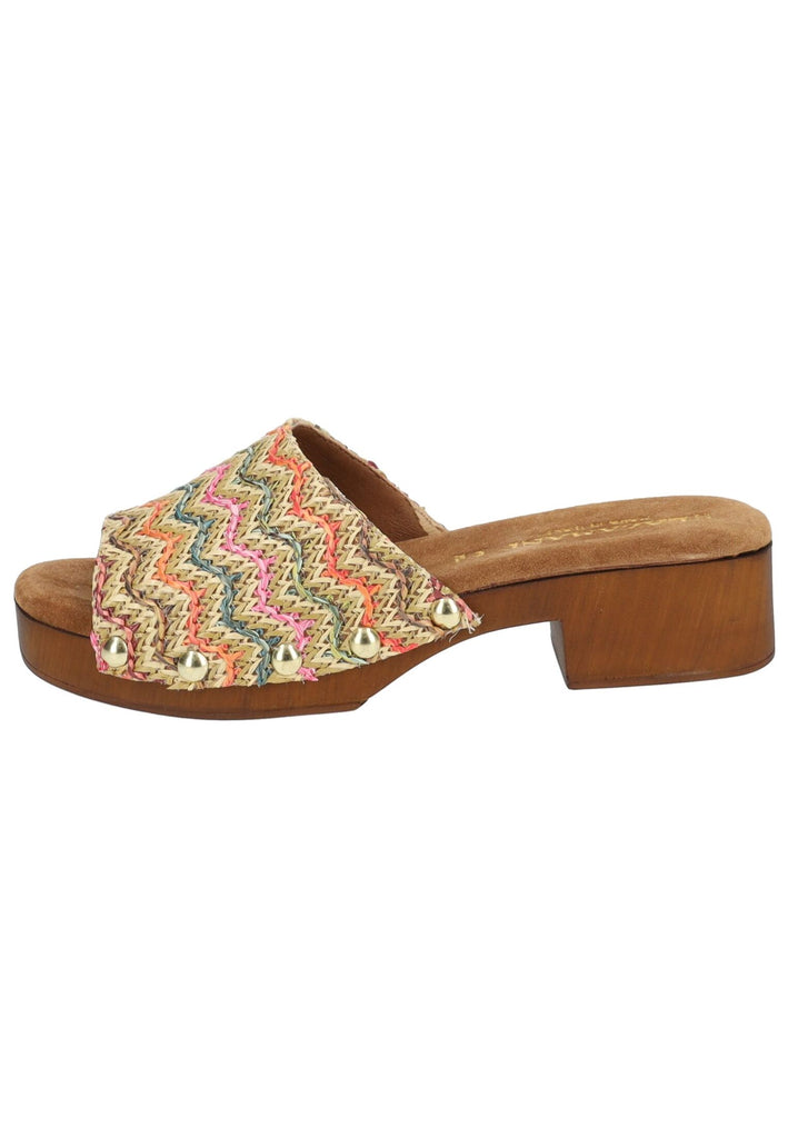 Lazamani Pantoletten Leder/Synthetik Multi - surf4shoes