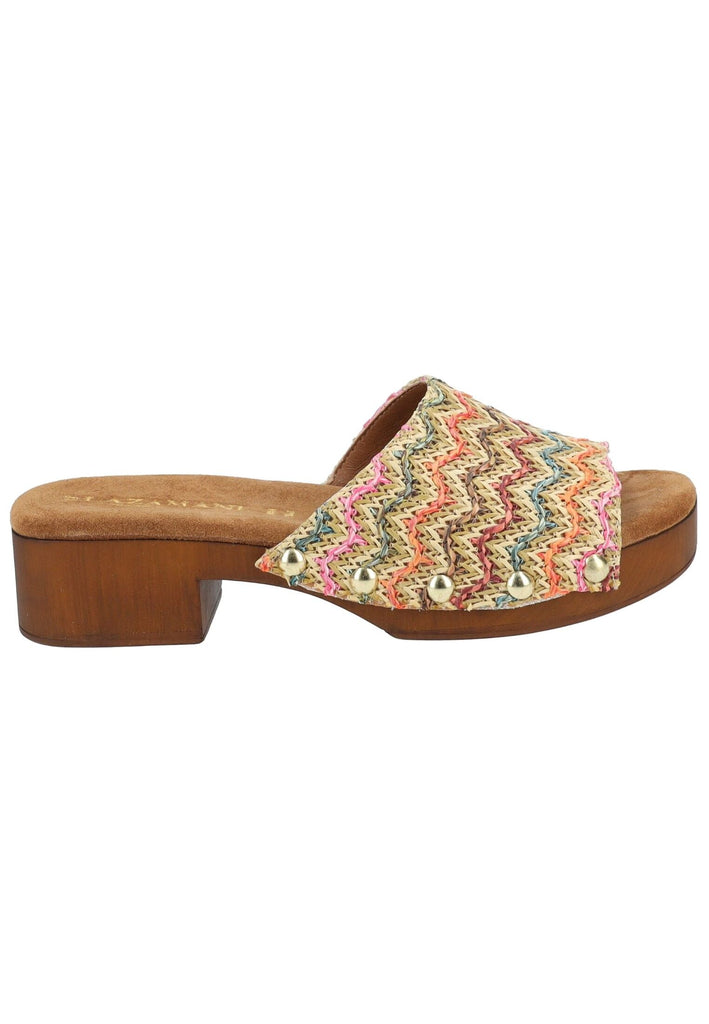 Lazamani Pantoletten Leder/Synthetik Multi - surf4shoes