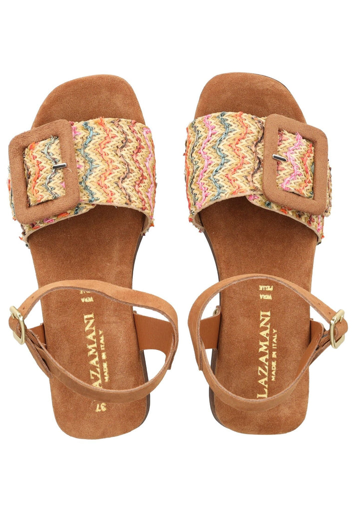 Lazamani Sandalen Veloursleder/Textil Multi - surf4shoes