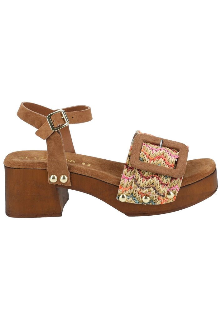 Lazamani Sandalen Veloursleder/Textil Multi - surf4shoes