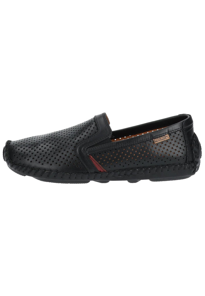 Pikolinos Slipper Leder Schwarz - surf4shoes
