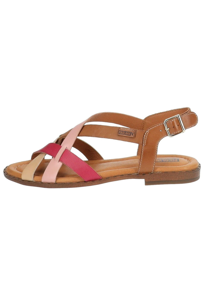 Pikolinos Sandalen Leder Beige/Rosa - surf4shoes